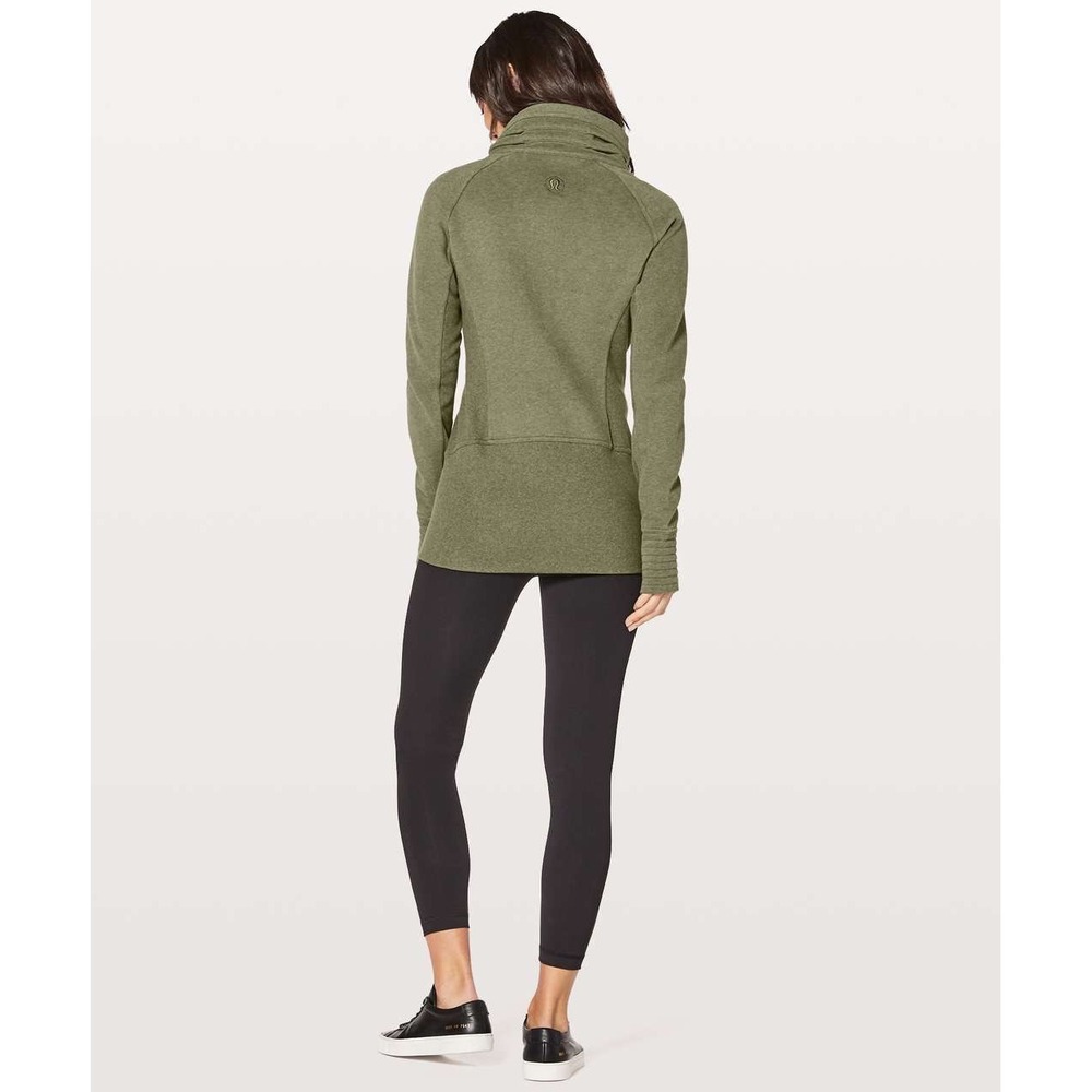 Lululemon Radiant Jacket II Heathered Fatigue Green Size‎ 4 - Picture 2 of 8